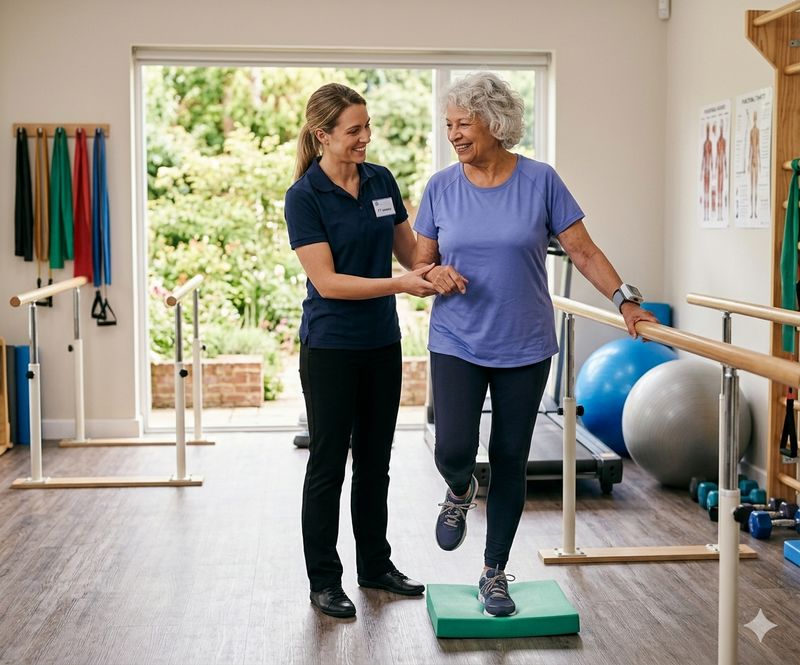 Physical therapy session at The Waters of Syracuse